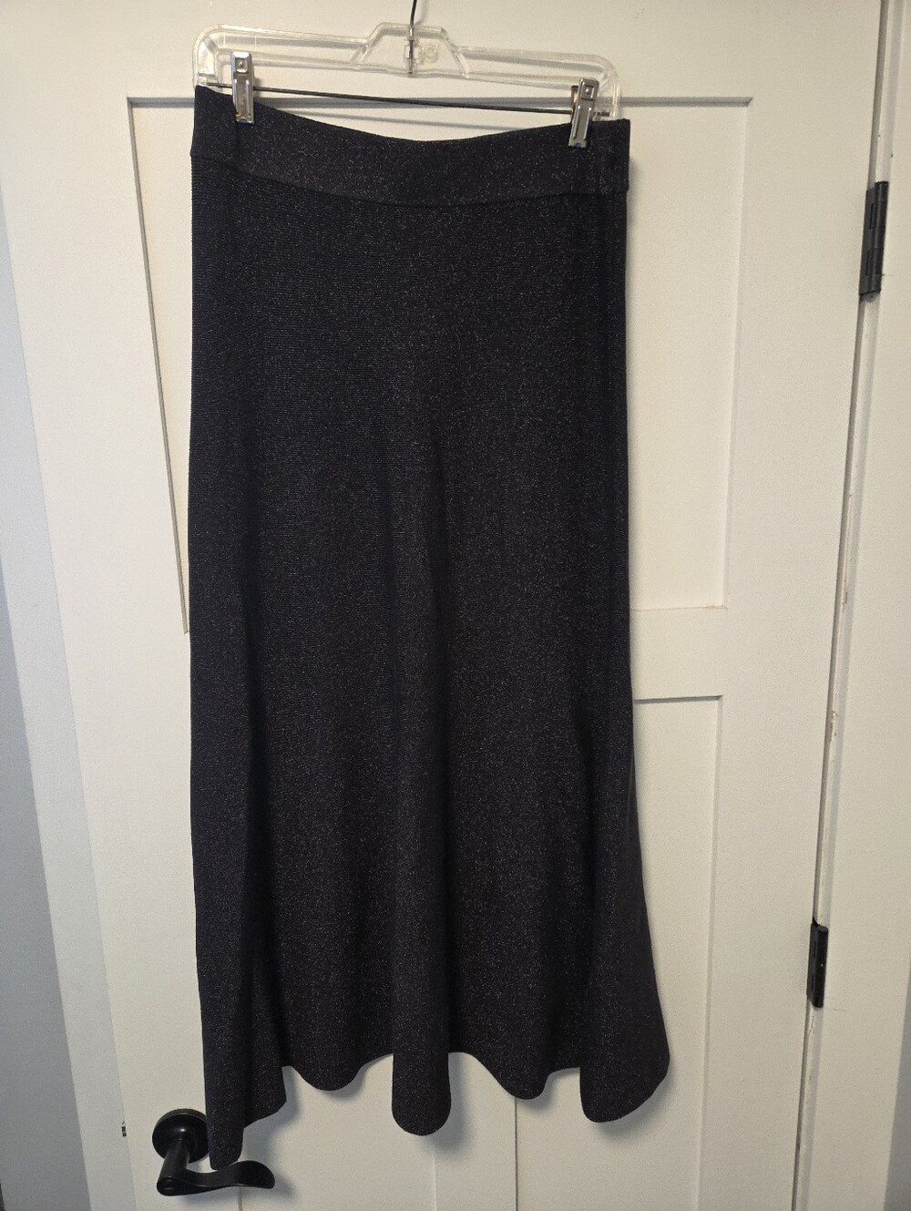 Banana Republic Black Sparkle Maxi Skirt